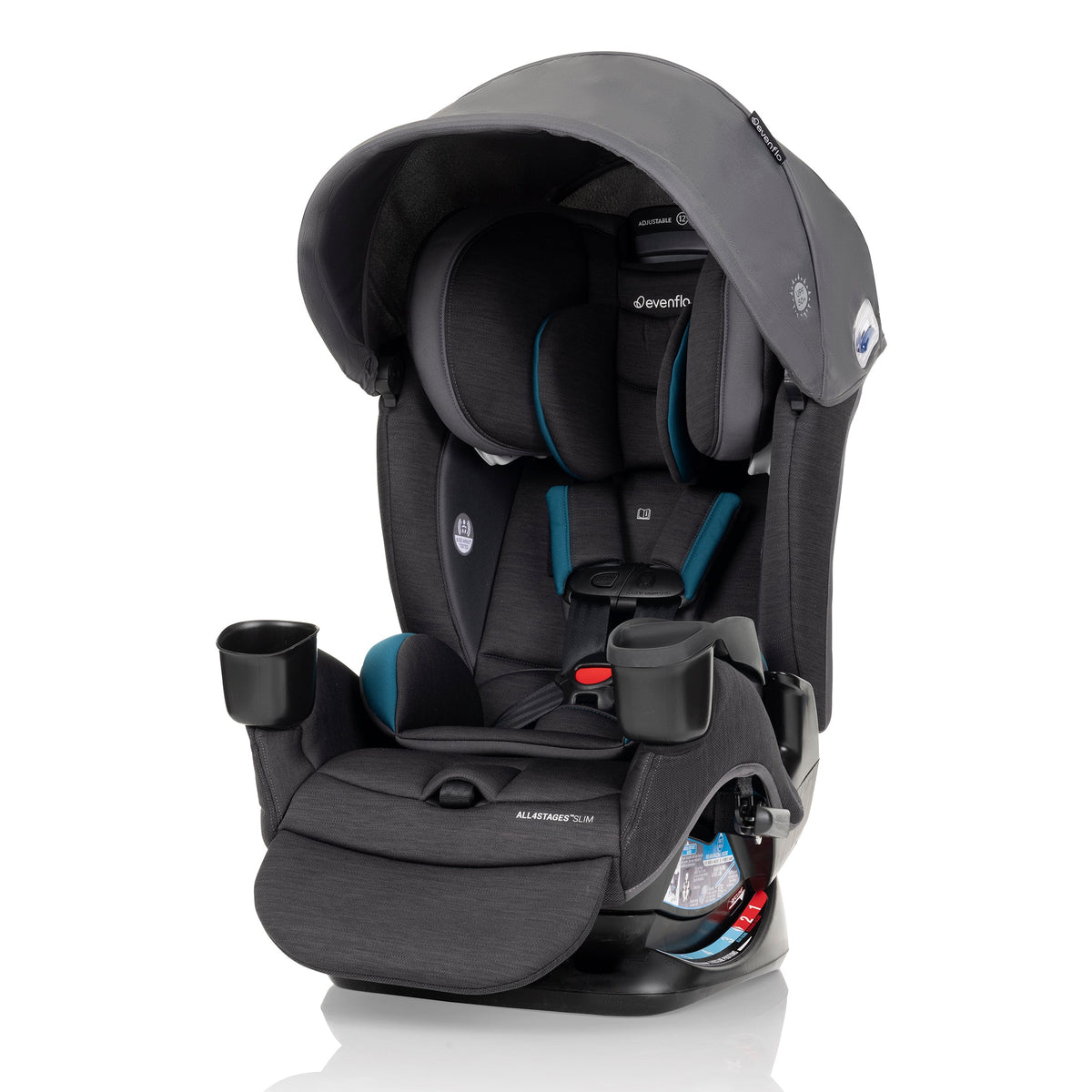 All4Stages Slim Plus Canopy 4-in-1 Convertible Car Seat